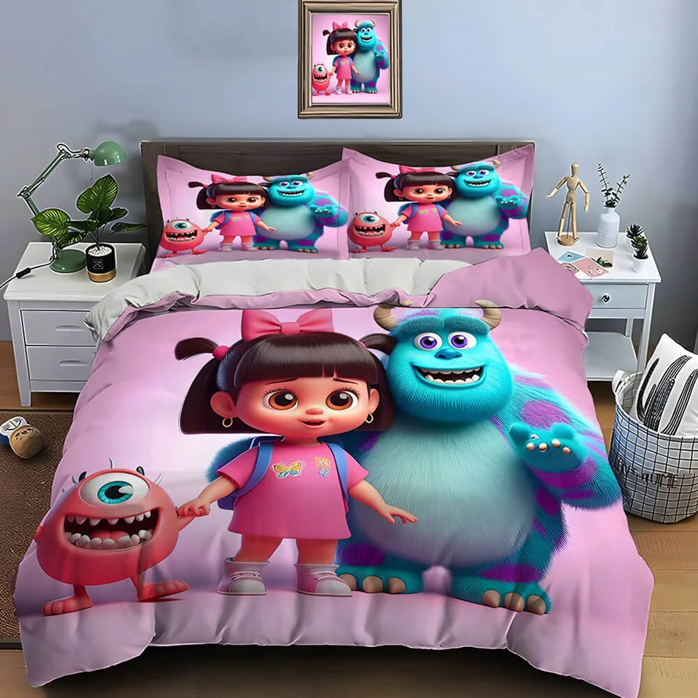 Monsters Inc Boo duvet cover set for family bedrooms