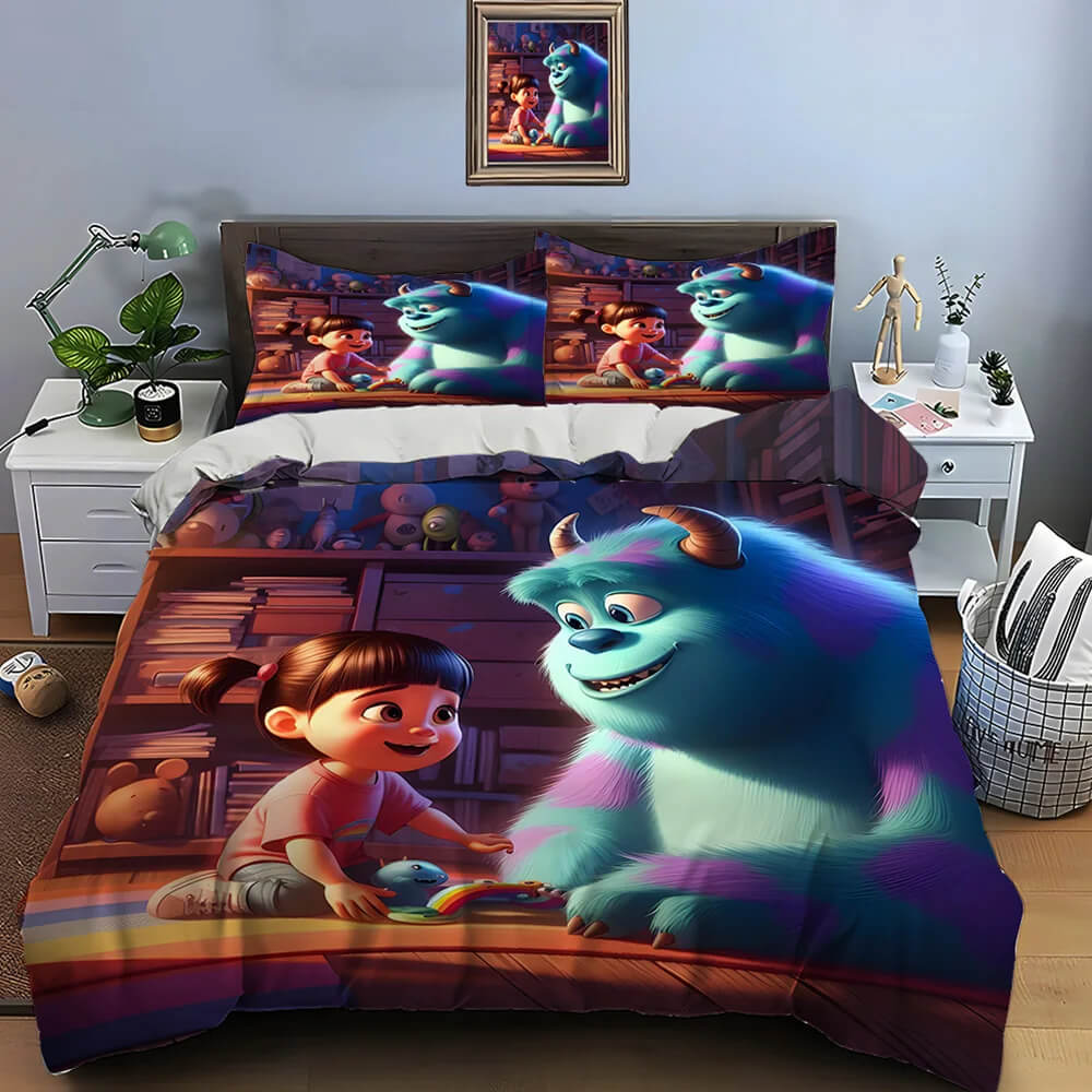 Monsters Inc Boo bed set for Disney lovers
