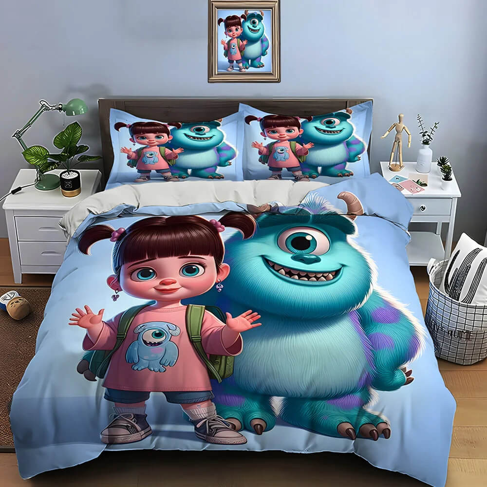 Disney Monsters Inc Boo bedding for cozy rooms