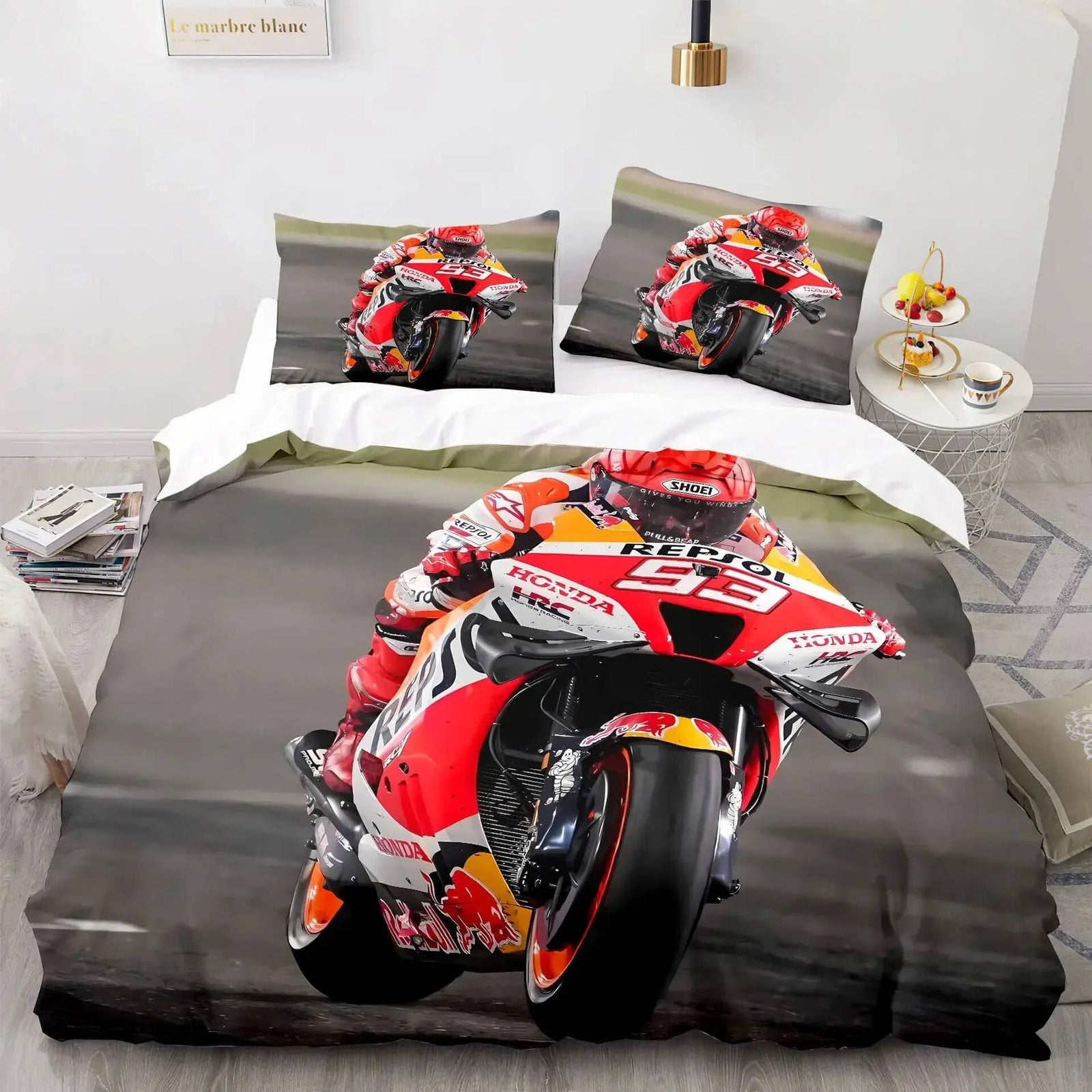 MotoGP racing bed linen home decor