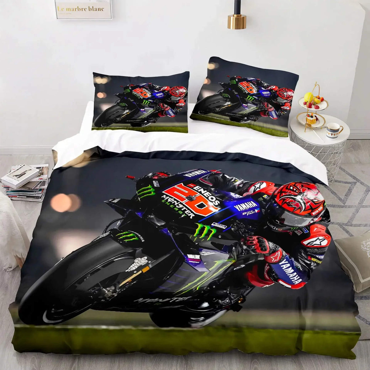 biker theme duvet cover set for bedrooms