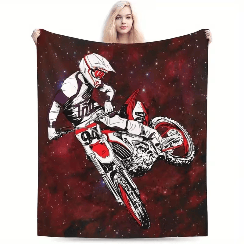 motorcycle rider blanket lightweight and cozy