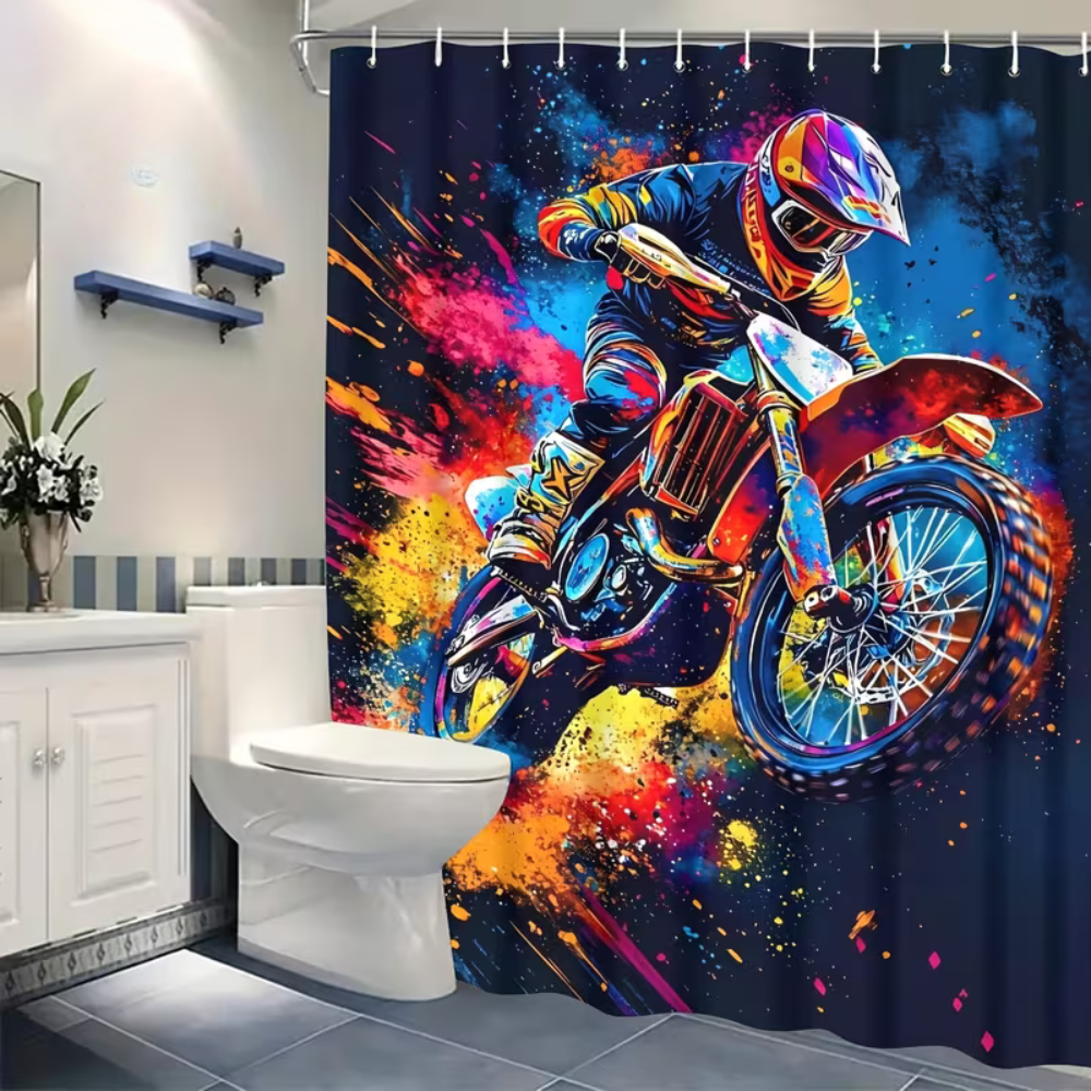 Motocross rider bathroom decoration for gifts