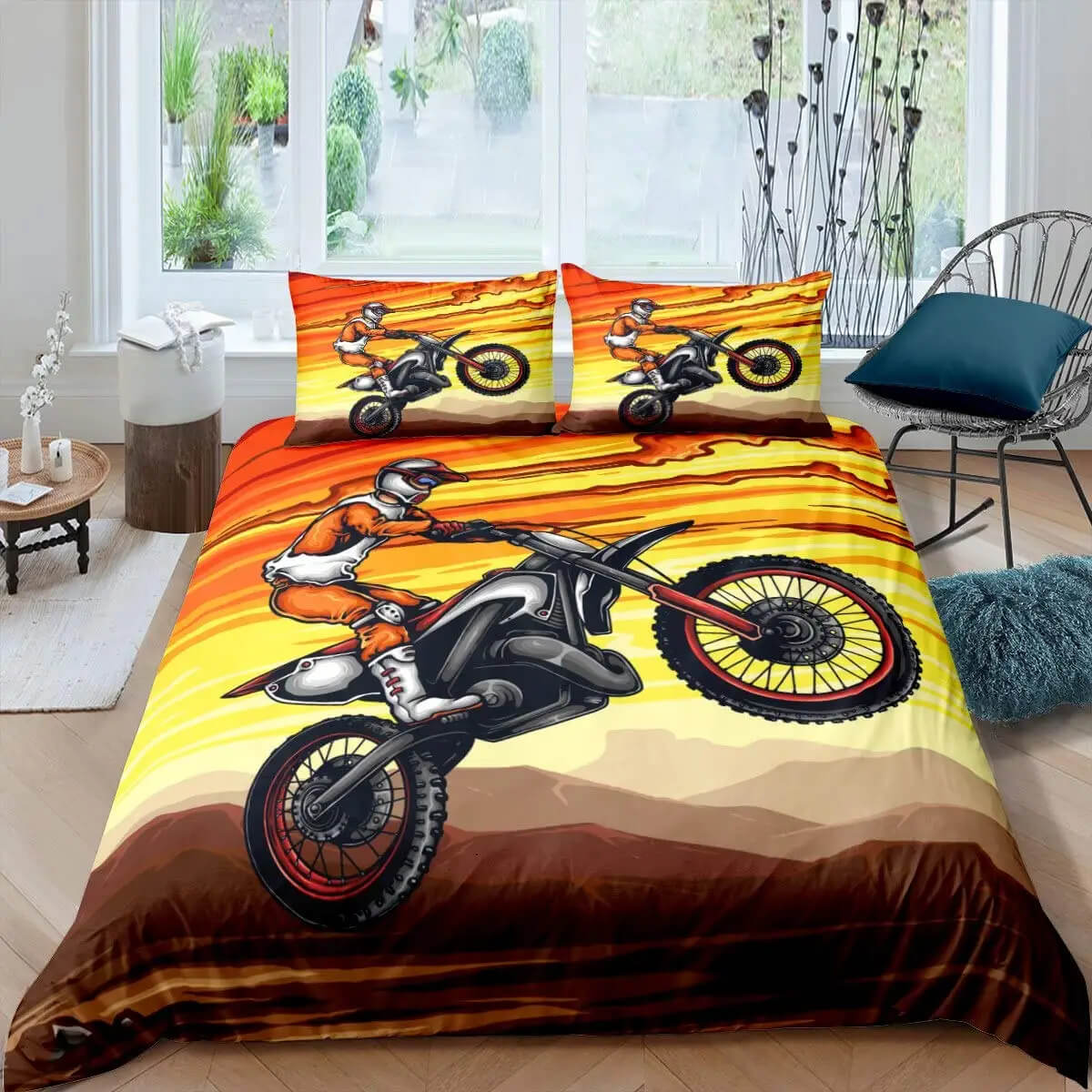 motocross 3d bedding