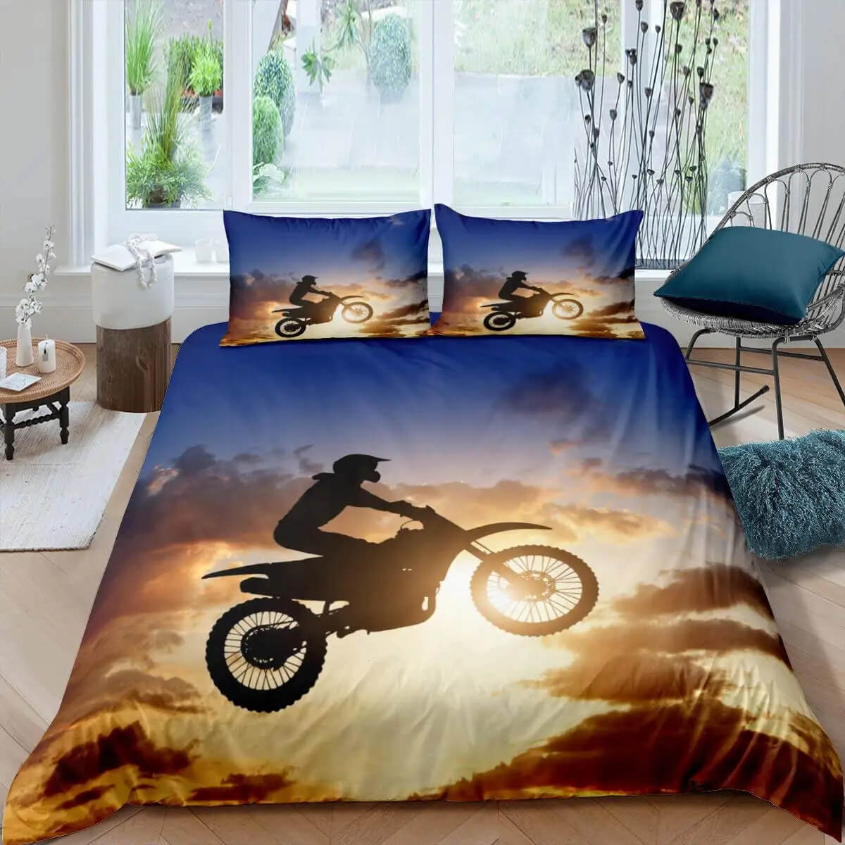 dirt bike comforter cover