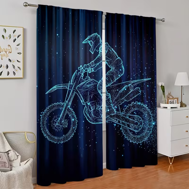 extreme sports curtains for teens