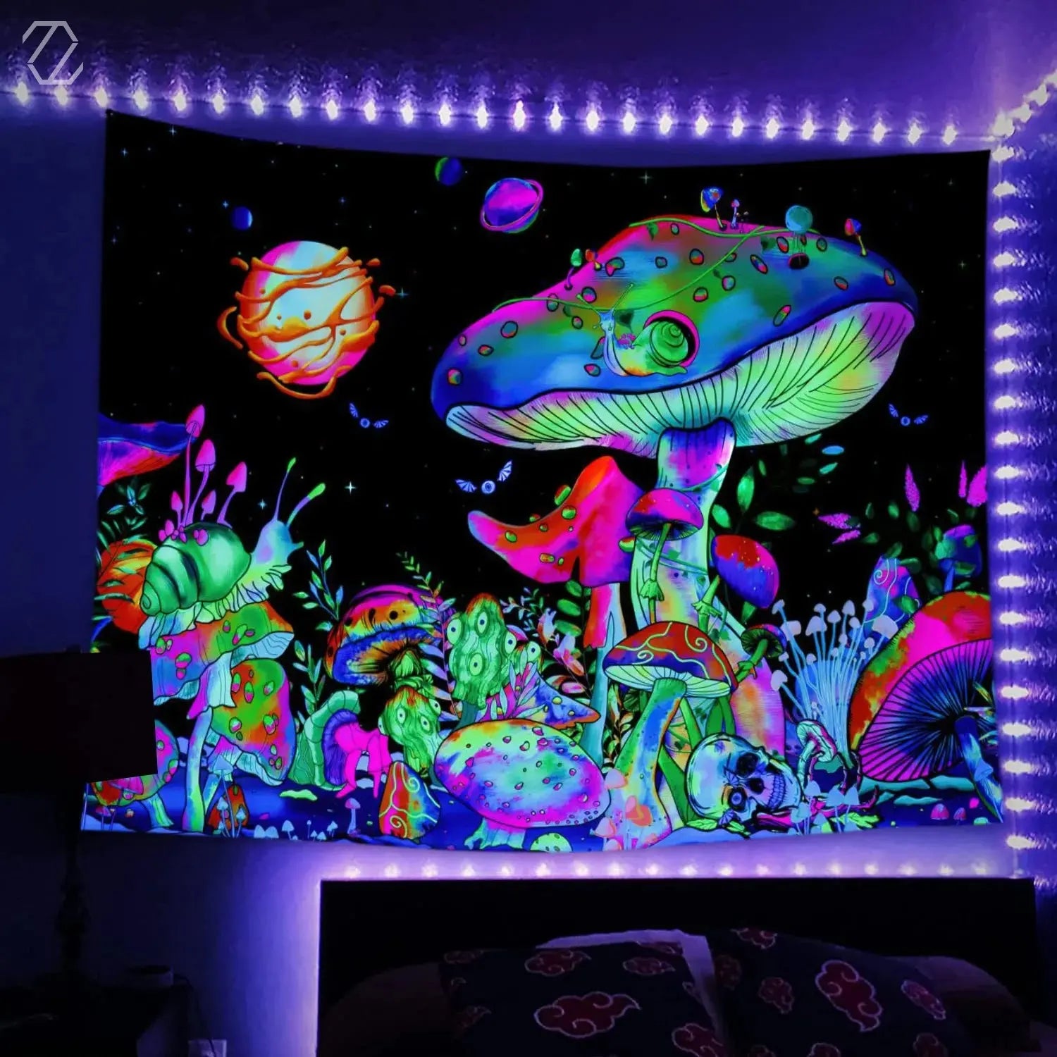 Mushroom Tapestry My Store