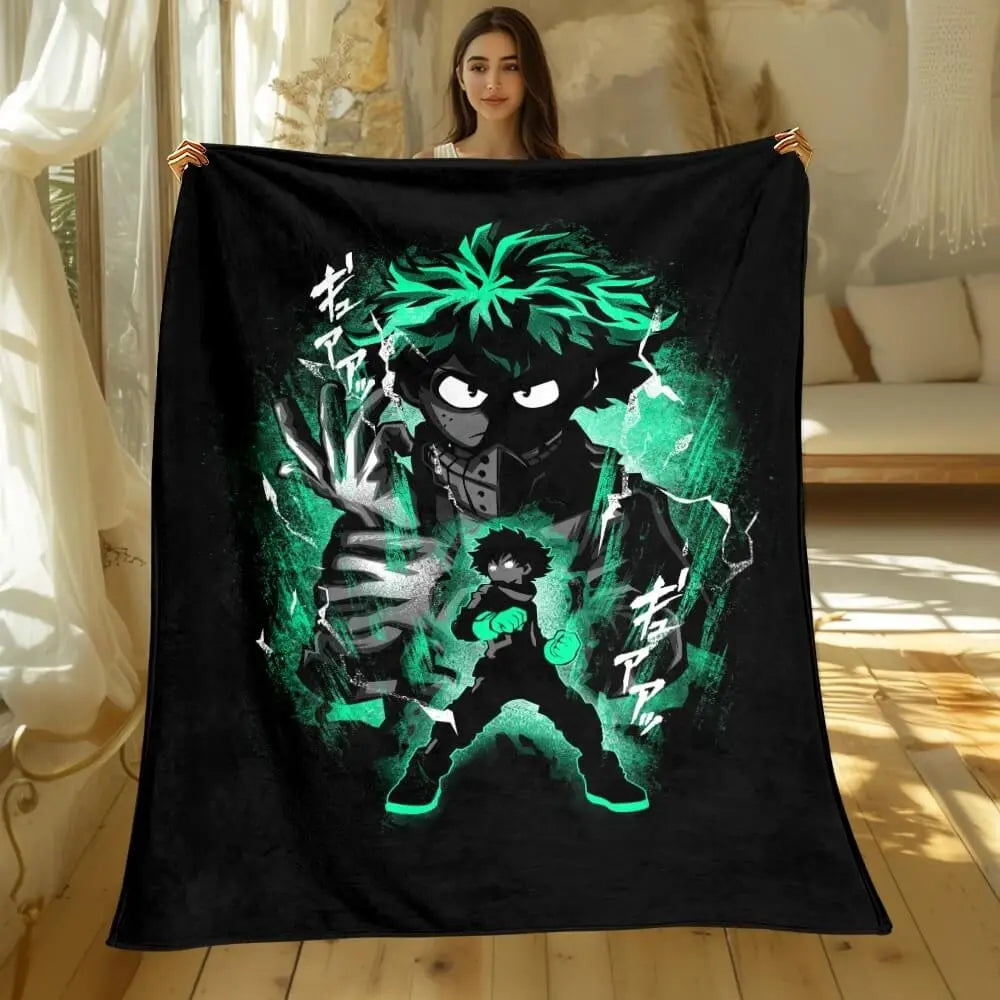 My Hero Academia Deku Throw Blanket