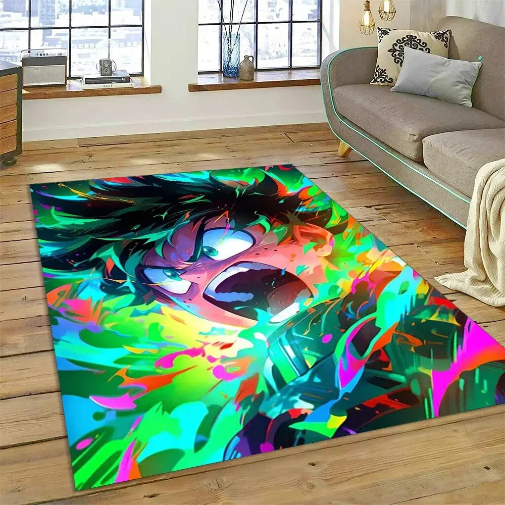 My Hero Academia rug for otaku bedrooms and anime lovers’ living spaces