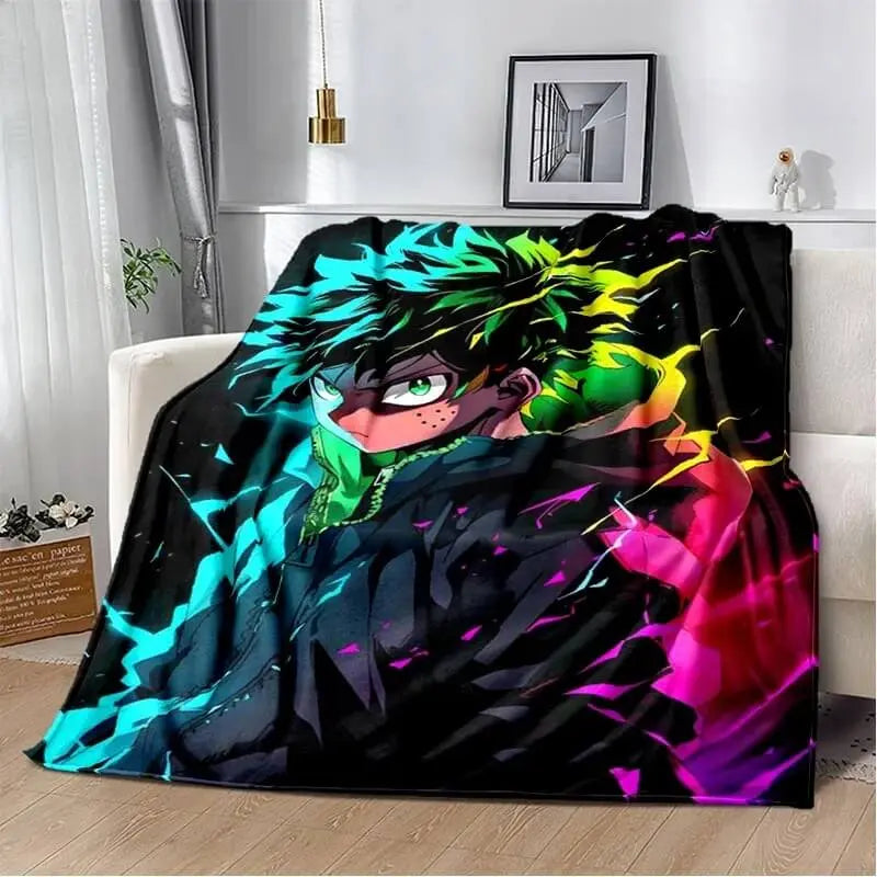 Anime My Hero Academia Izuku Midoriya Throw Blanket
