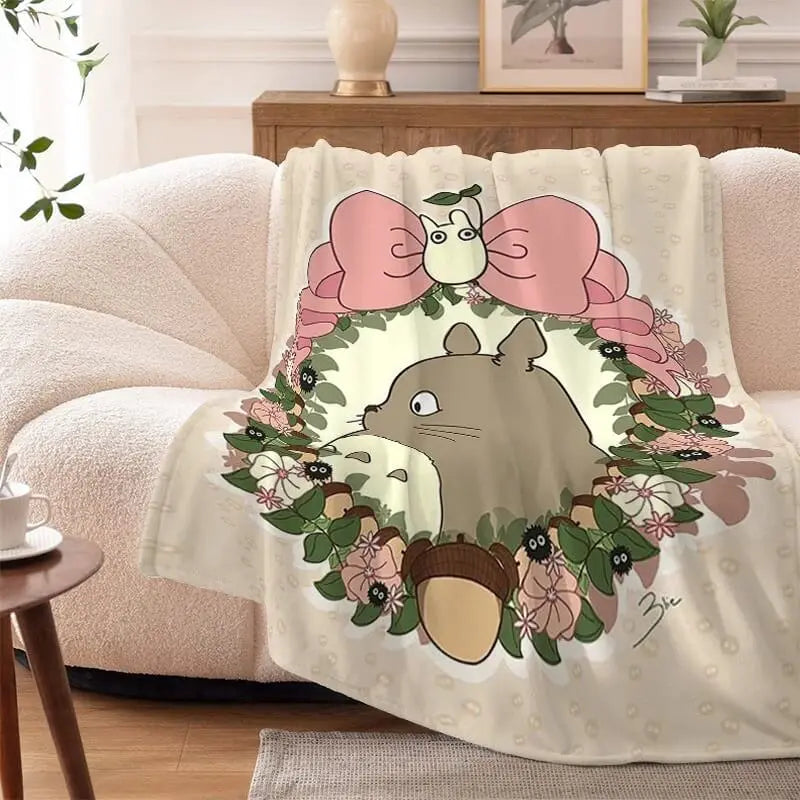 My Neighbor Totoro Throw Blanket