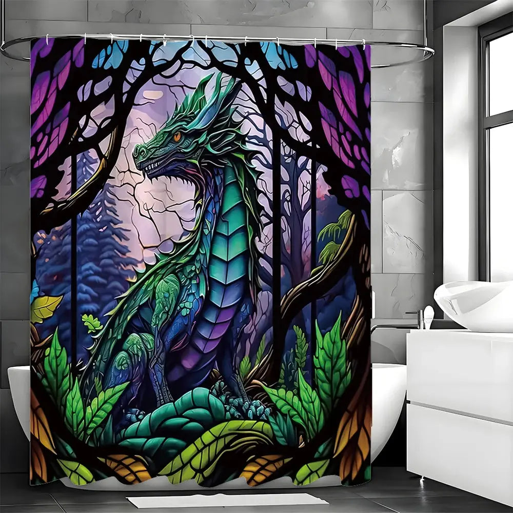 Mystic Dragon Shower Curtain My Store
