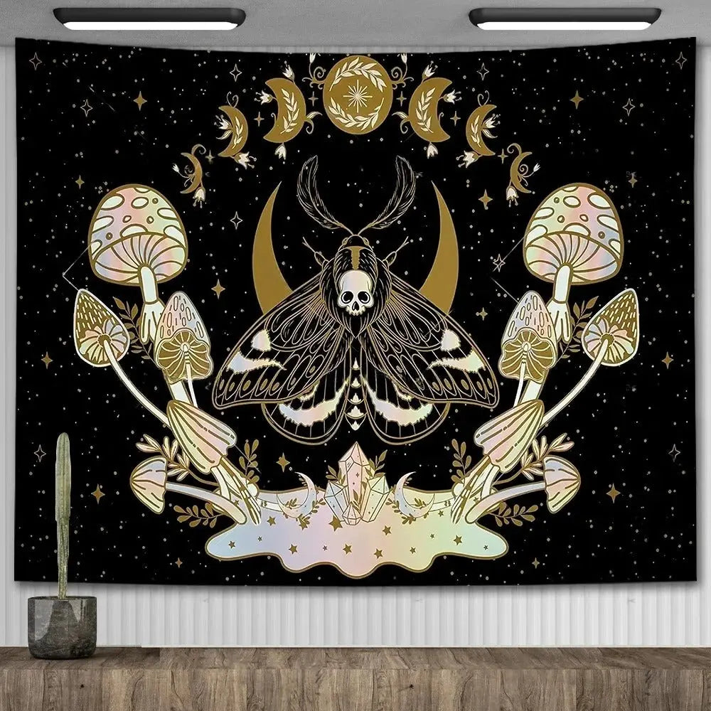 Mystic Mushroom Moon Wall Hanging (Copy) Zirconic