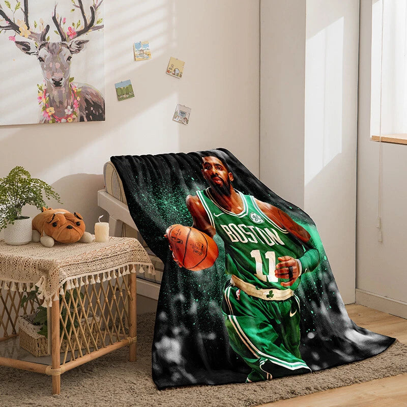 Lightweight and warm NBA flannel blanket