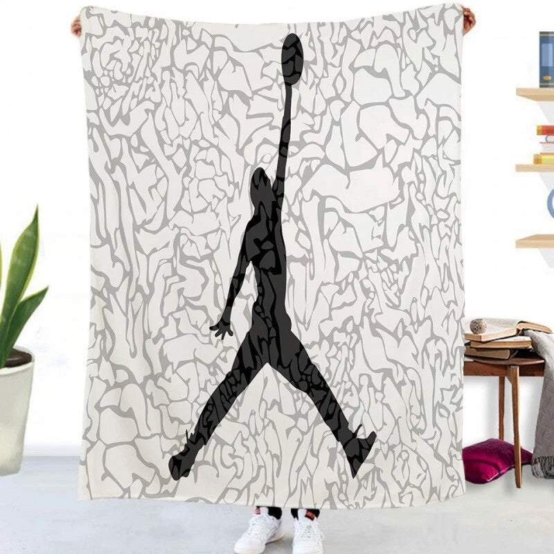 Michael Jordan inspired blanket for basketball fans