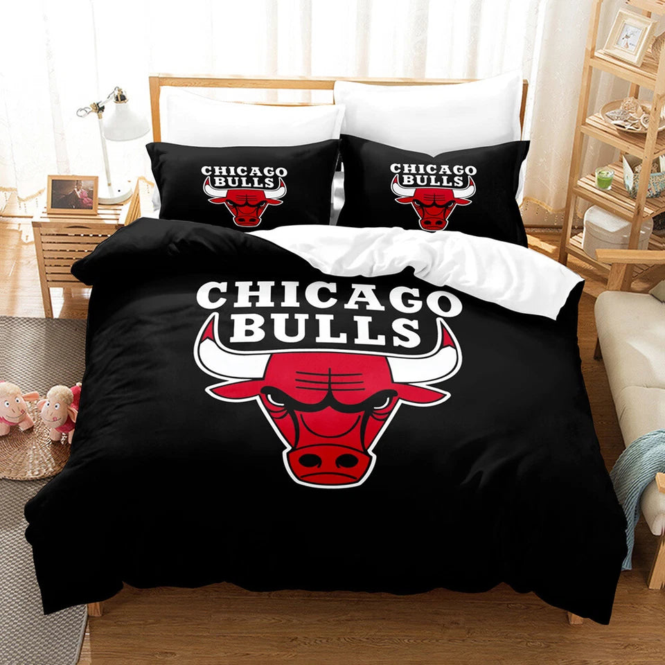 Chicago Bulls basketball duvet cover set