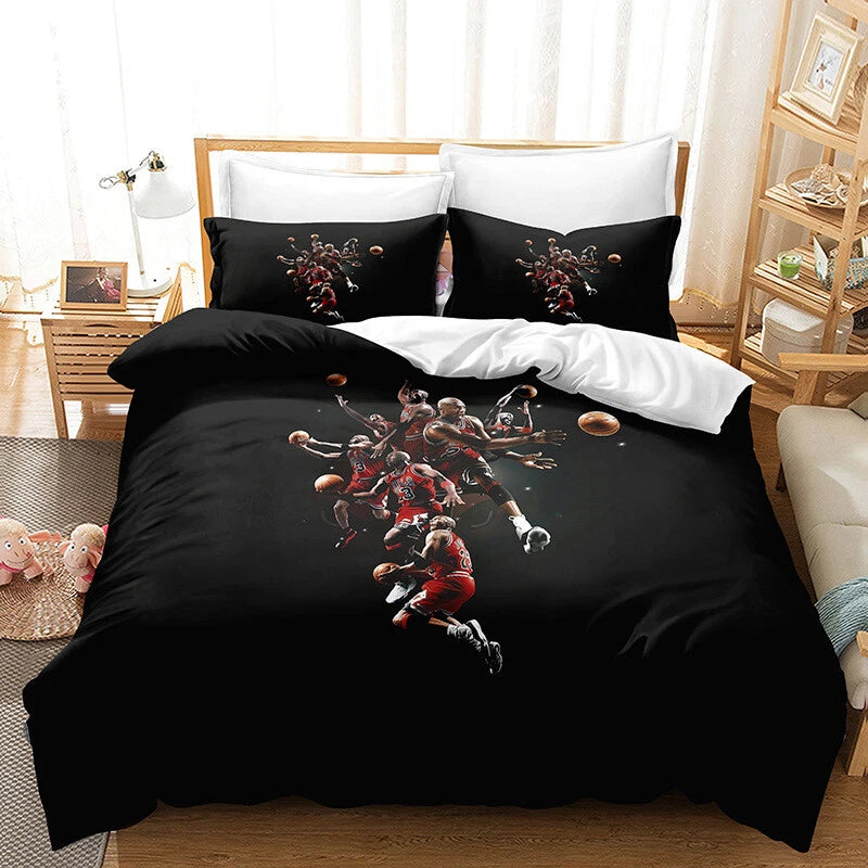 NBA basketball bedding set for kids and teens