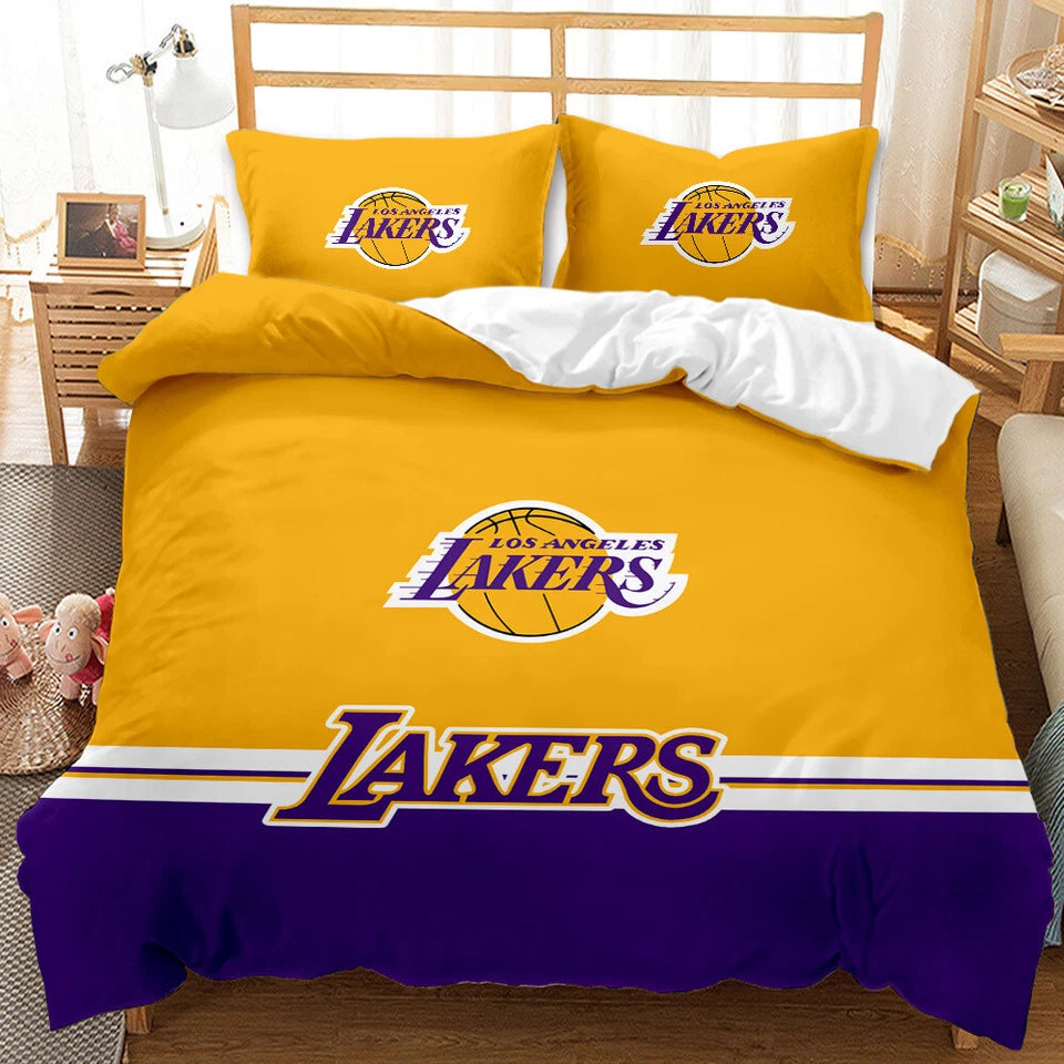 NBA basketball doona cover Lakers design