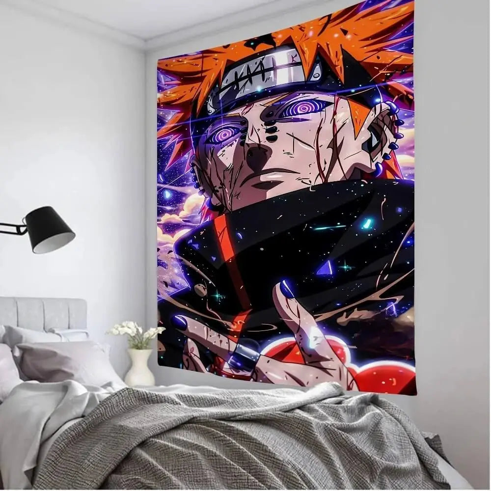 Naruto Uzumaki ninja tapestry for bedroom