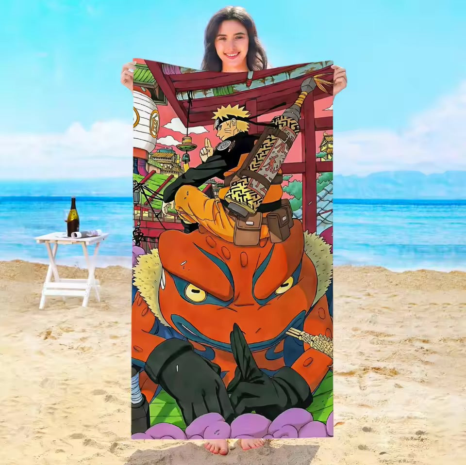 Naruto anime towel