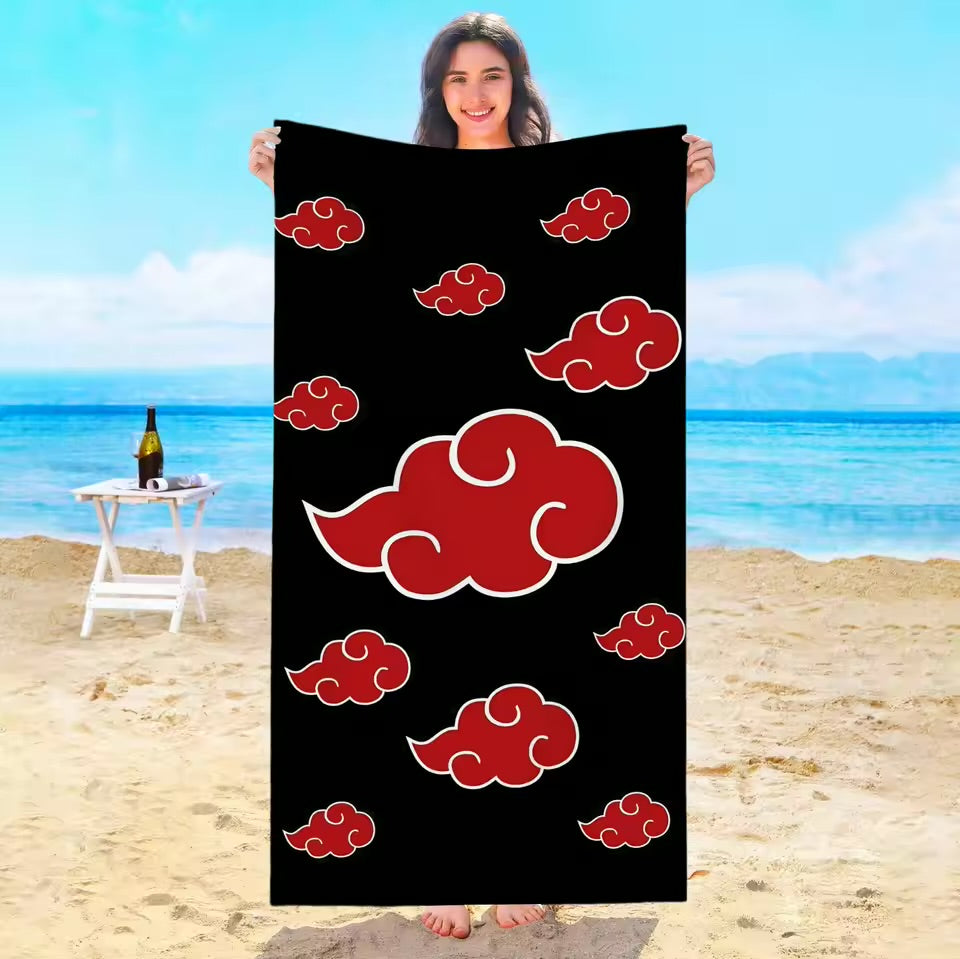 Naruto beach towel