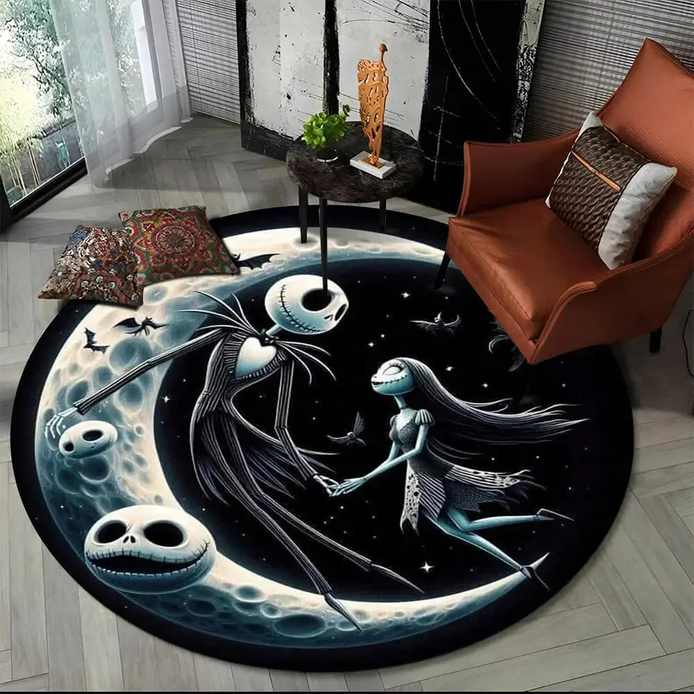 Nightmare Sally Round Carpet Zirconic