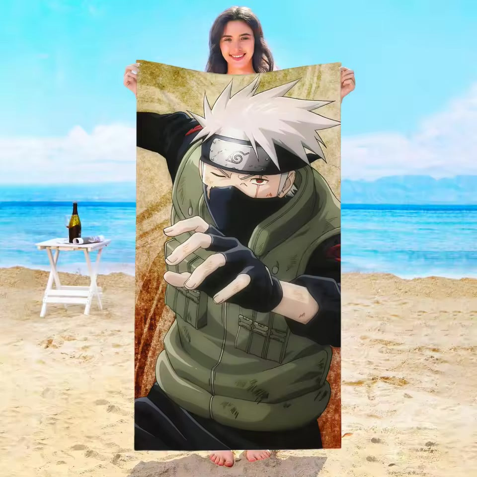 Ninja theme towel