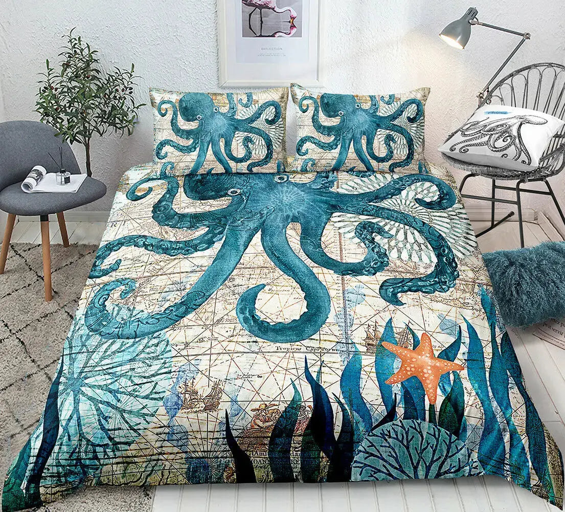 Octopus Duvet Cover