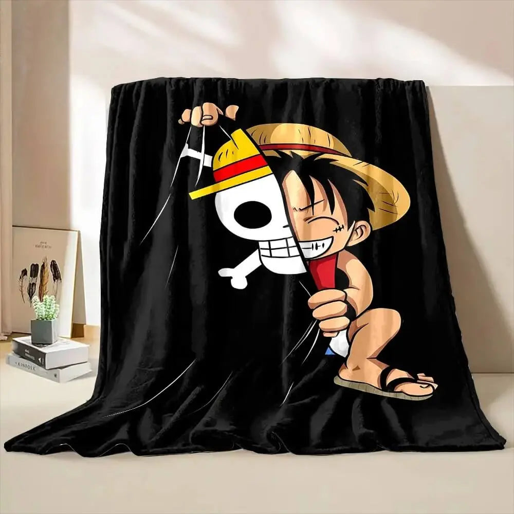 One Piece Anime Luffy 3D Throw Blanket