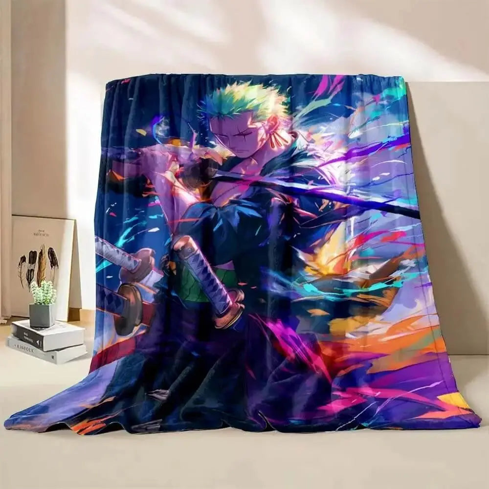 One Piece Anime Zoro 3D Throw Blanket