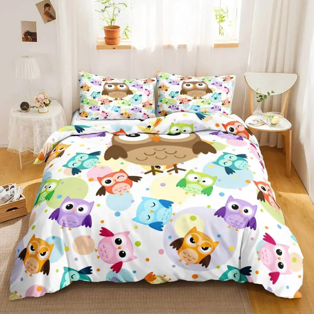 Owl Doona Cover