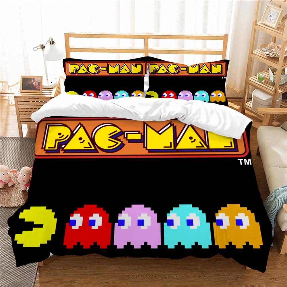 Pac-Man quilt cover for kids