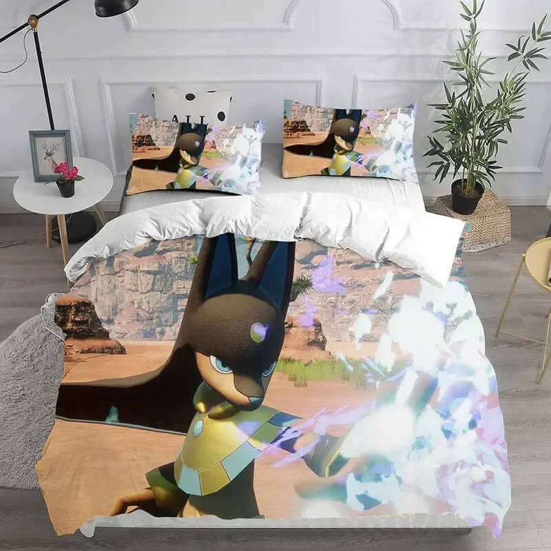 Palworld gamer room bedding