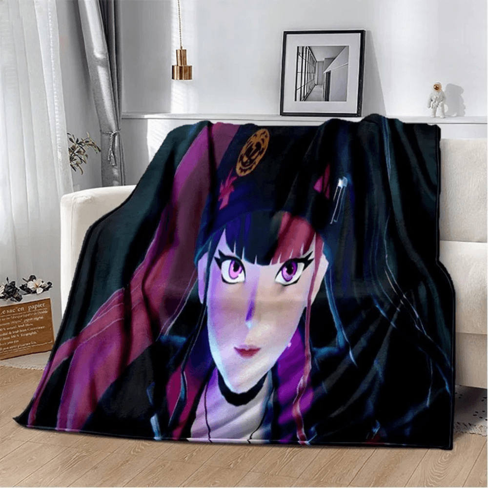 Soft gaming blanket for Palworld fans