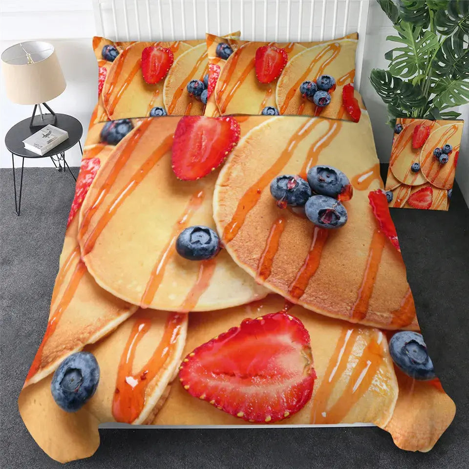 Pancakes Duvet Cover My Store