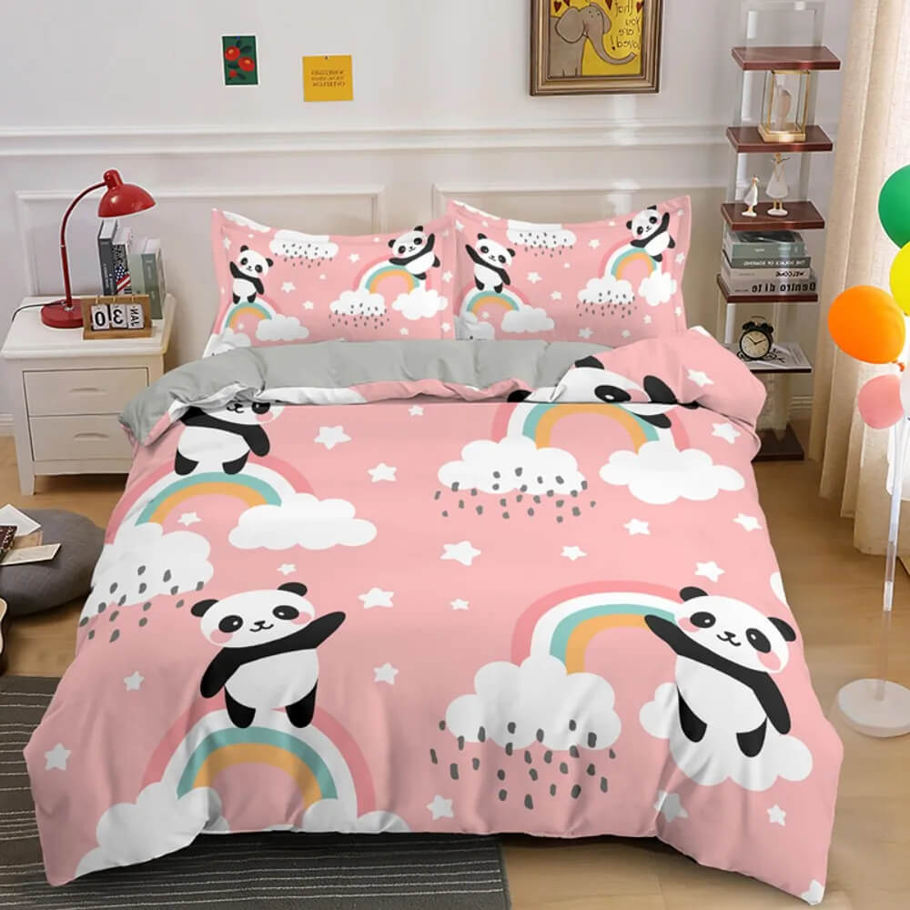 animal cartoon doona cover for children