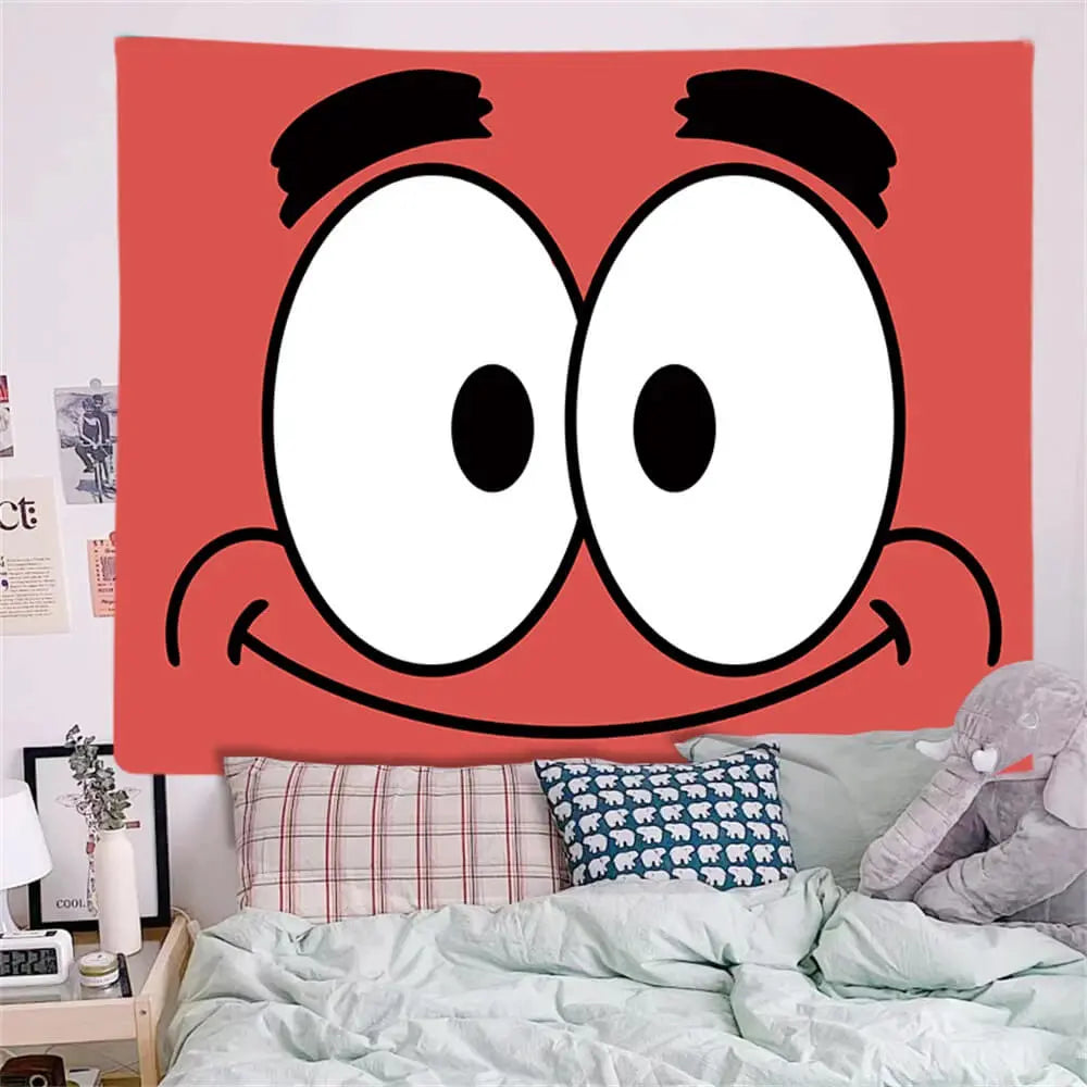 Patrick Star Eyes Tapestry