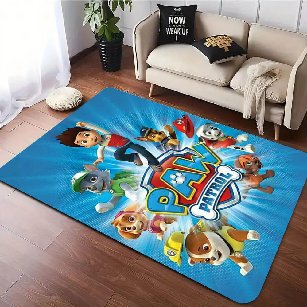 Soft home carpet rug placed in a living room with modern furniture