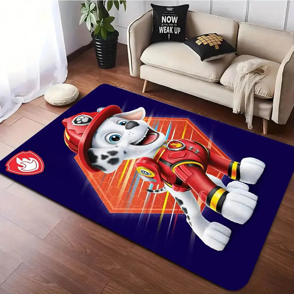 Soft home carpet rug placed in a living room with modern furniture
