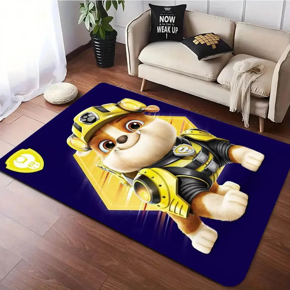 Soft home carpet rug placed in a living room with modern furniture