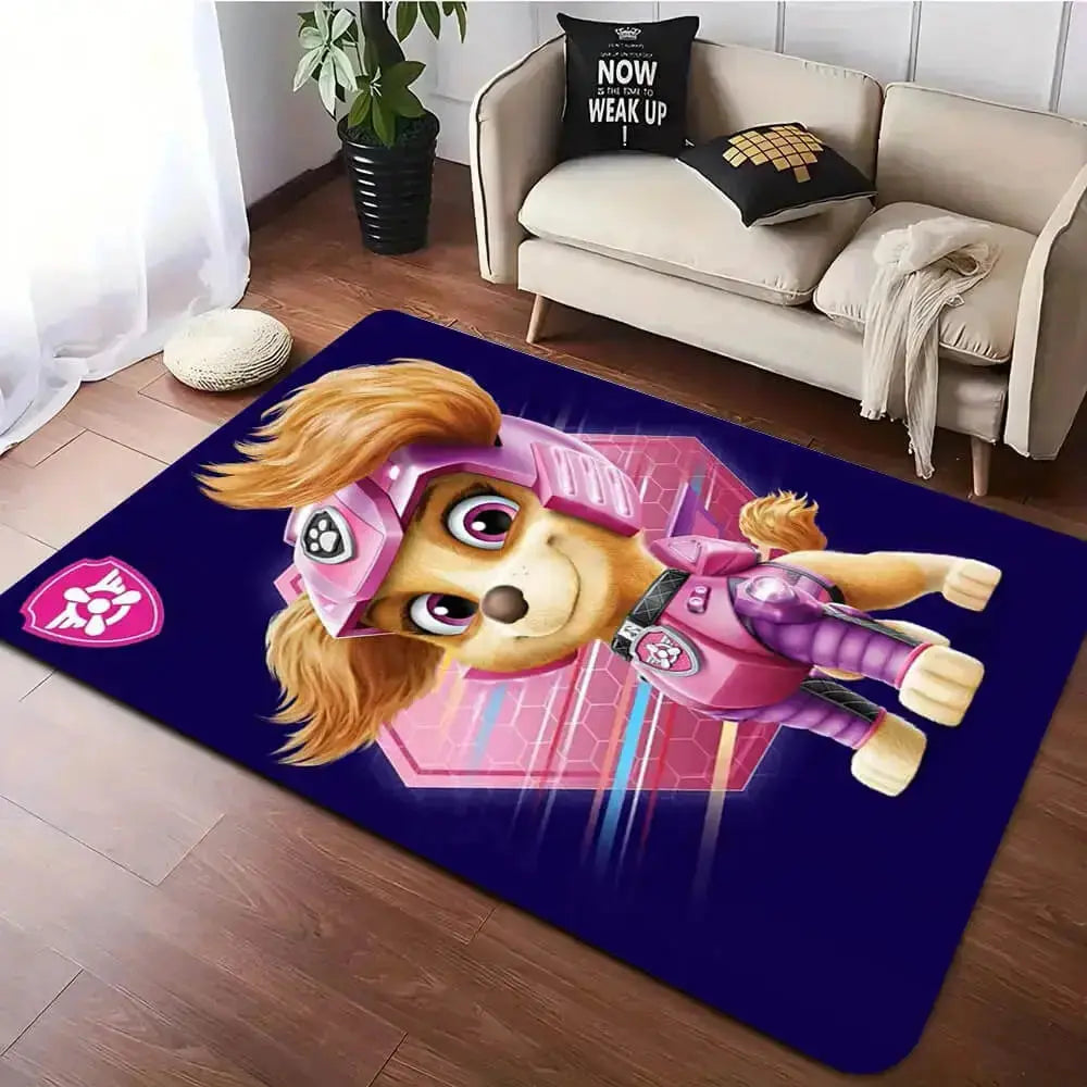 Soft home carpet rug placed in a living room with modern furniture