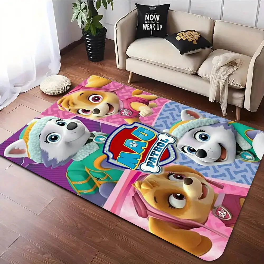 Soft home carpet rug placed in a living room with modern furniture