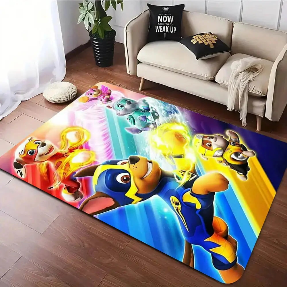 Soft home carpet rug placed in a living room with modern furniture