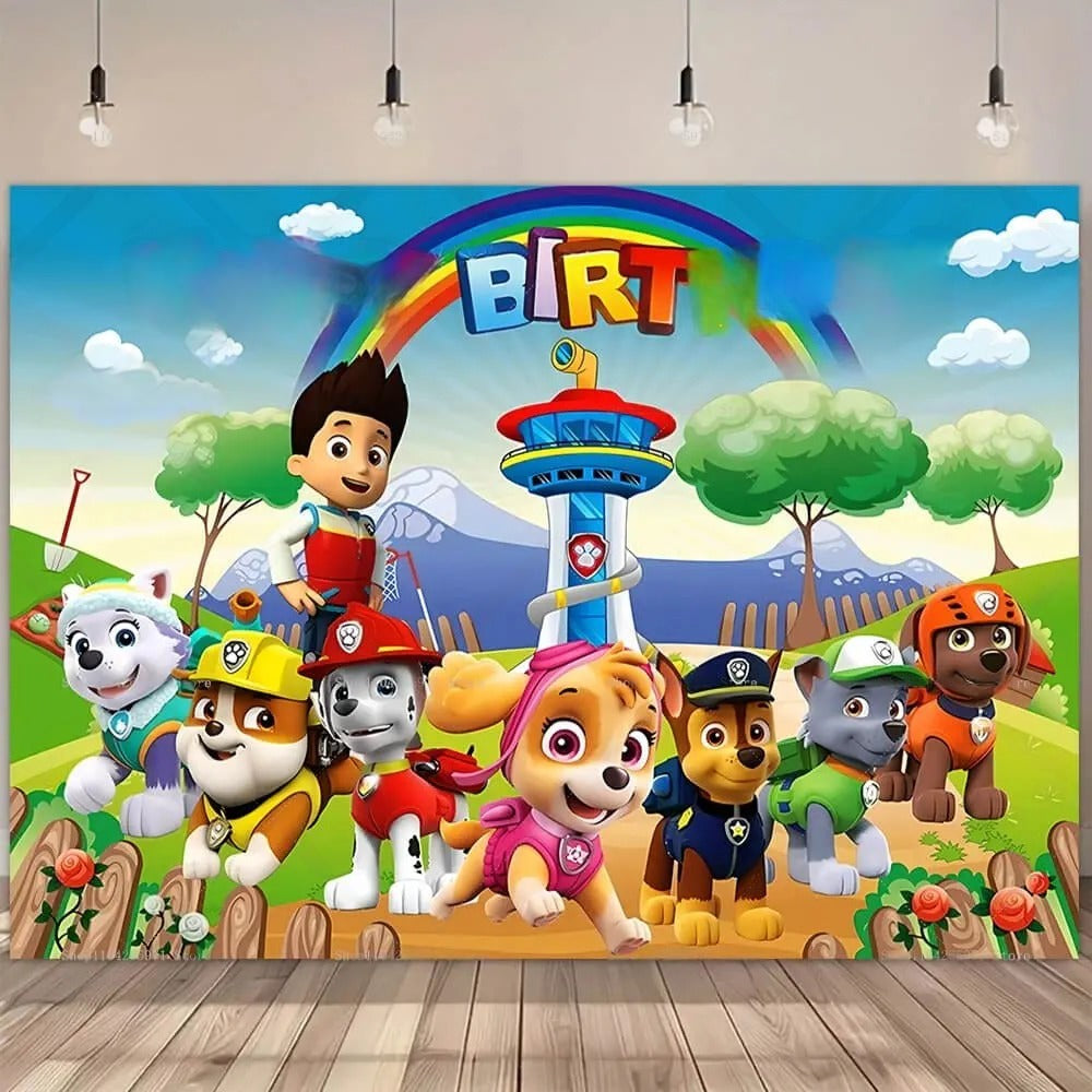 Paw Patrol Cartoon Wall Tapestry