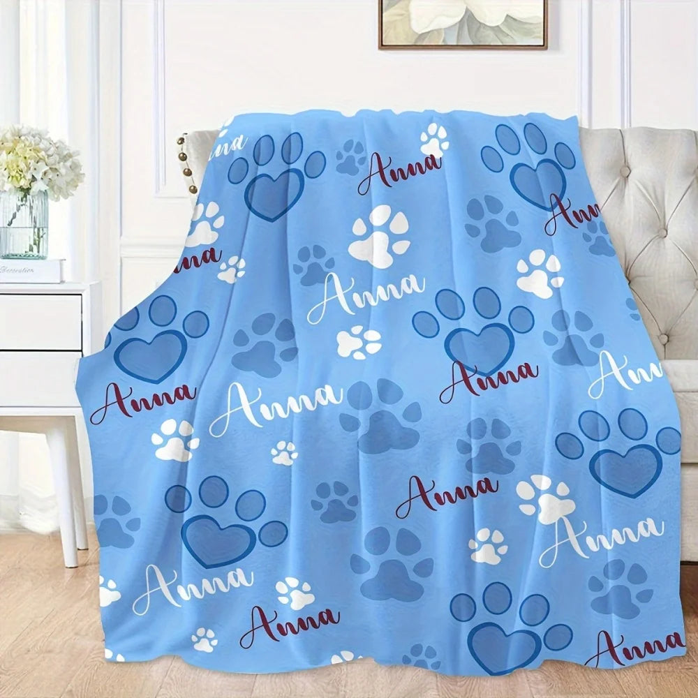 custom cat blanket for sofa and bed