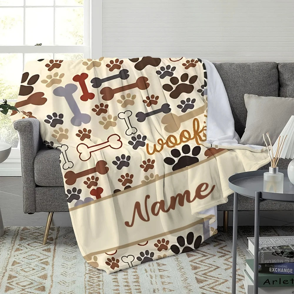 personalized pet lover blanket cozy throw
