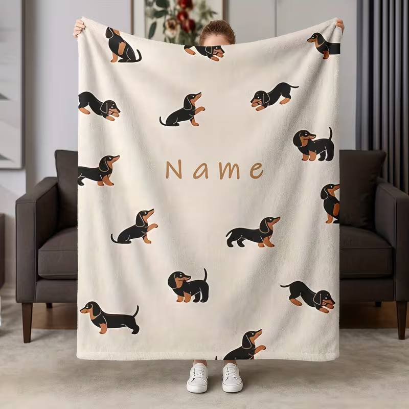 personalized cat blanket soft flannel throw