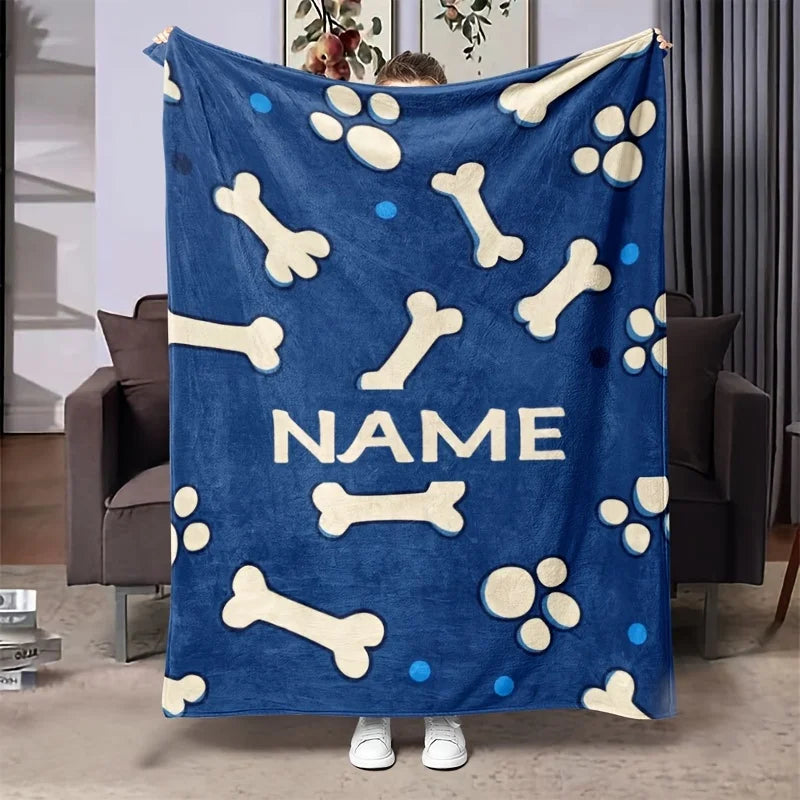 custom pet blanket for sofa and bed