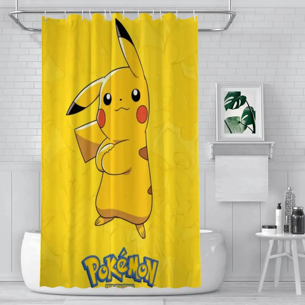 Pikachu Shower Curtain