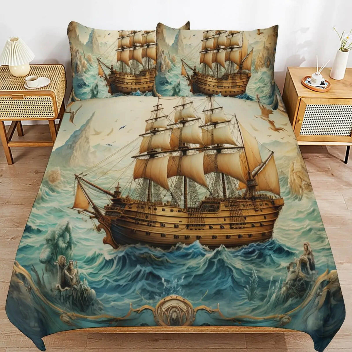 nautical bedding decorative style
